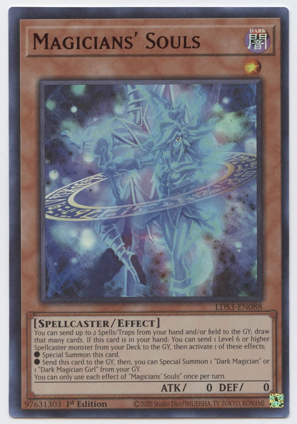 Magicians ' Souls (Red) - Lds3-En088 - Ultra Rare - 1St Edition
