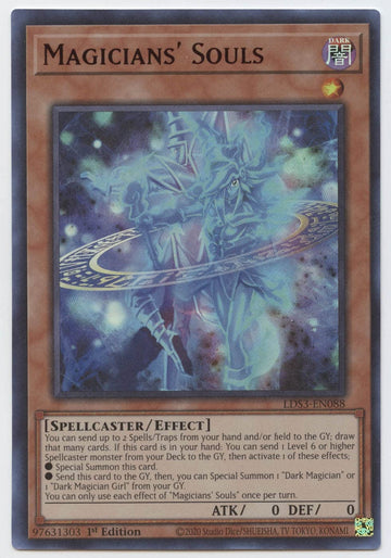 Magicians ' Souls (Red) - Lds3-En088 - Ultra Rare - 1St Edition