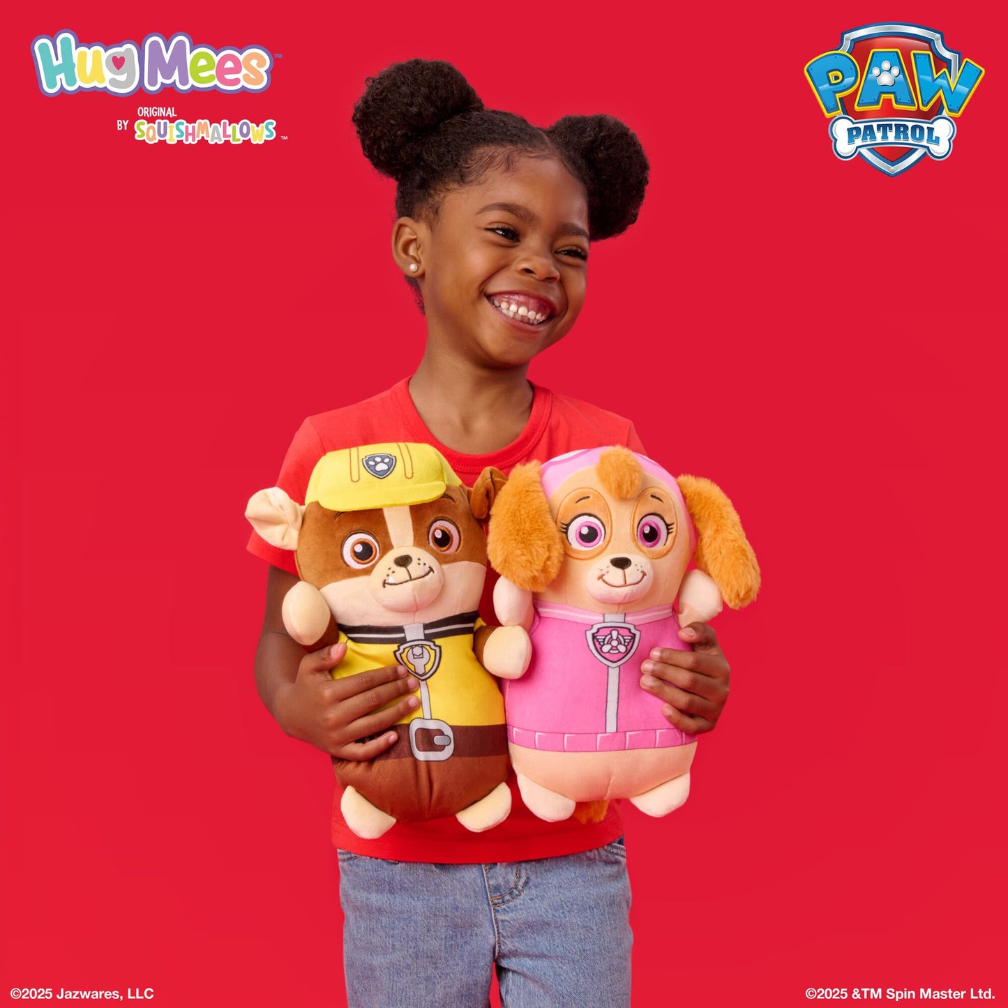 Squishmallows Original Paw Patrol 10in Rubble HugMees - Ultrasoft Official Jazwares Plush (Medium-Sized)