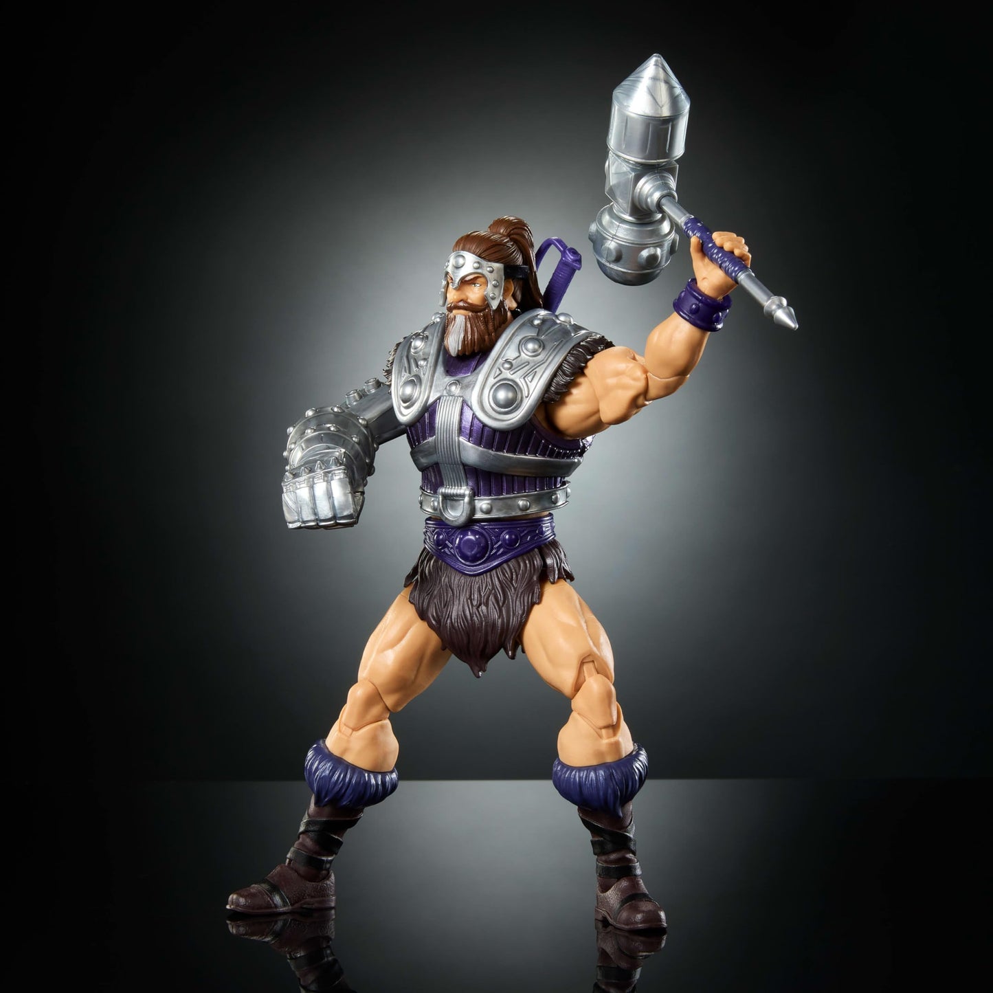 Masters of the Universe 7-Inch Action Figure - New Eternia Fisto, Multicolor, 30 Articulations, Model JBP76, Plastic