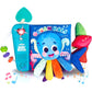 Jollyora Baby Soft Cloth Tummy Time Book | Montessori 3D Activity Book For Newborns & Infants | Musical Early Development Sensor