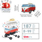 Ravensburger Volkswagen T1 Campervan 3D Jigsaw Puzzle - 162 Pieces | Precision Fit with Easy Click Technology | Engaging Toy for Kids & mature-themeds | Durable Displayable Model