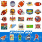 Football Stickers 100 Pcs Vinyl Waterproof Football Sports Stickers For Water Bottle Laptop Skateboard, Football Gifts For Kids