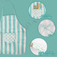 WoodenEdu Kid Apron and Chef Hat Set, 3 Pcs Children Cooking Baking Set Kits Role Play Chef Toy Kid Cooking Gift for Girls Boys