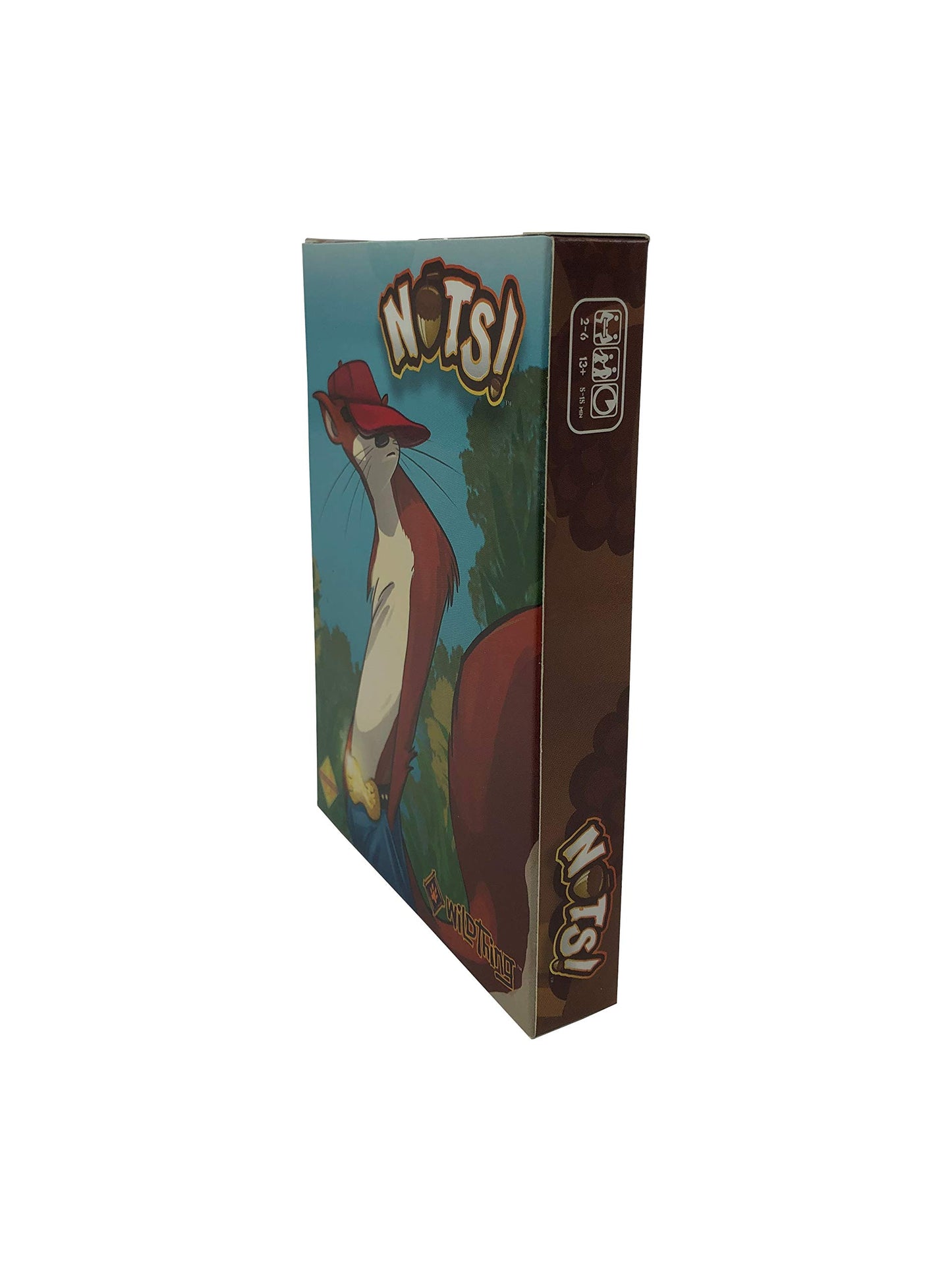 Wildfire Sandstorm Nuts Card Game - For 2-6 Players, Ages 13+, Model 11080WDF, Fun Squirrel-Themed Challenge