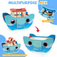 Justwood Wooden Noah'S Ark Toy Animal Play Set, Bible Story Toys Baptism Gift For Boys And Girls, Baby Shape Sorter Toy, Comply With 2025 New Astm F963-23
