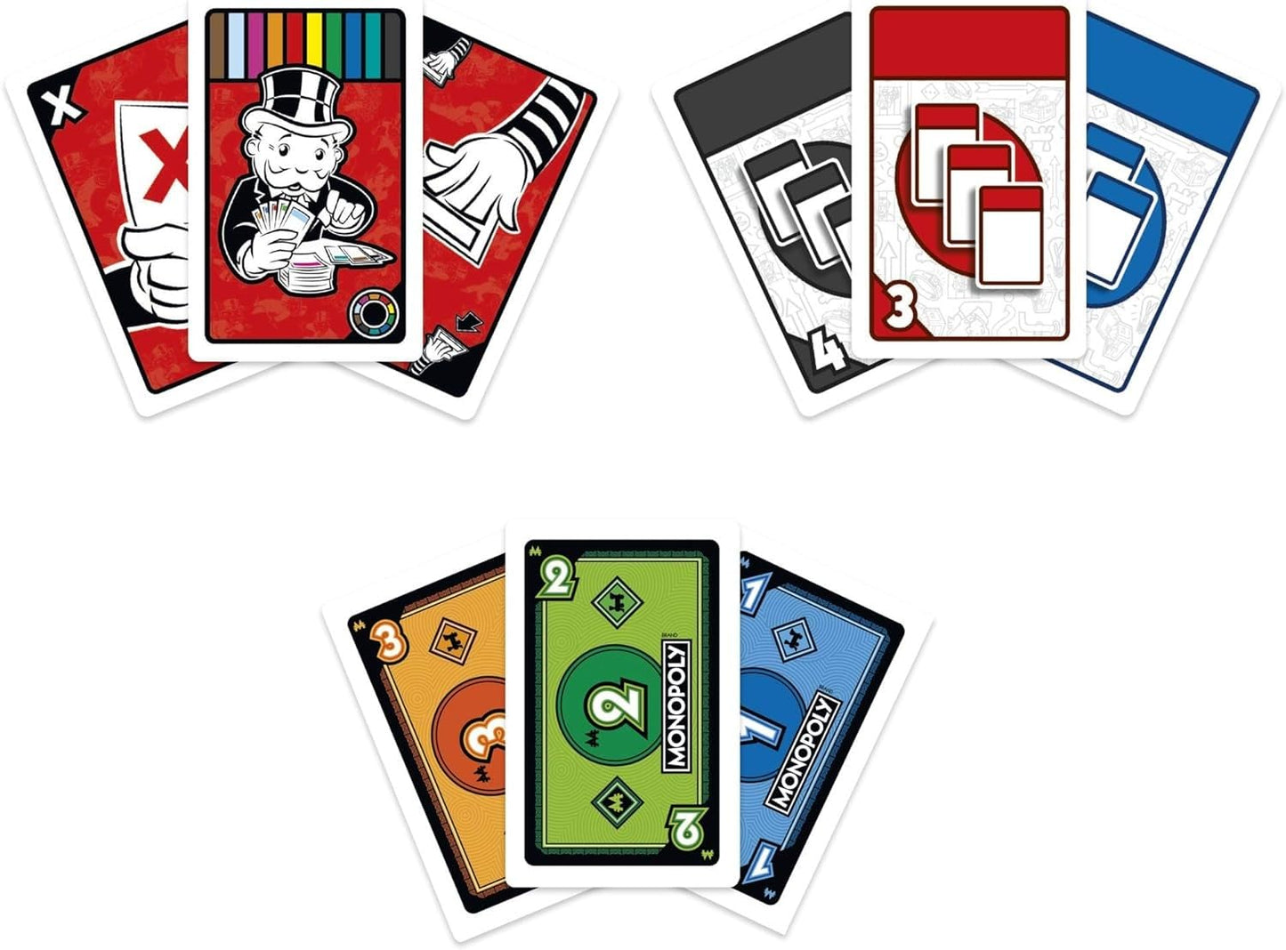 Monopoly Bid Game - Quick-Playing Card Game for 4 Players, Ages 7+, Multicolor, Model F1699100