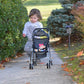 The New York Doll Collection Denim Baby Doll Stroller, 20.5" x 10" x 20.5", Metal, Model 9318D