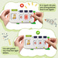 Hubfivy Talking Flash Cards For Toddlers 2 3 4 5 6 7 8,Sight Words Sensory Montessori Learning Toys With Autism,Cvc Word Spellin
