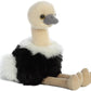 Aurora® Adorable Mini Flopsie™ Ozzi™ Stuffed Animal - Playful Ease - Timeless Companions - Black 8 Inches