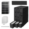 Wiessoc 12,000+ Trading Card Storage Box,Includes 12 Cardboard Card Storage Box & 60 Dividers & 12 Foam Supporters & Labels,Trad