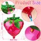 NOVWANG Strawberry Balloons, 18pcs Cute Sweet Strawberry Foil Balloons Party Decorations for Birthday Wedding Baby Shower Party