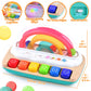 Play Baby Musical Toys - Rainbow Baby Piano Toy Music & Sound Light Up Musical Toys For Toddlers 1-3, Multifunctional Baby Pop Up Toy Cause And Effect Toys For Toddlers Age 1+ And Up Girls