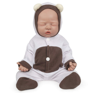 Vollence 12 Inch Realistic Silicone Babies Anatomically Correct Cute Silicone Dolls For Kid Birthday Collectible Gifts - Girl