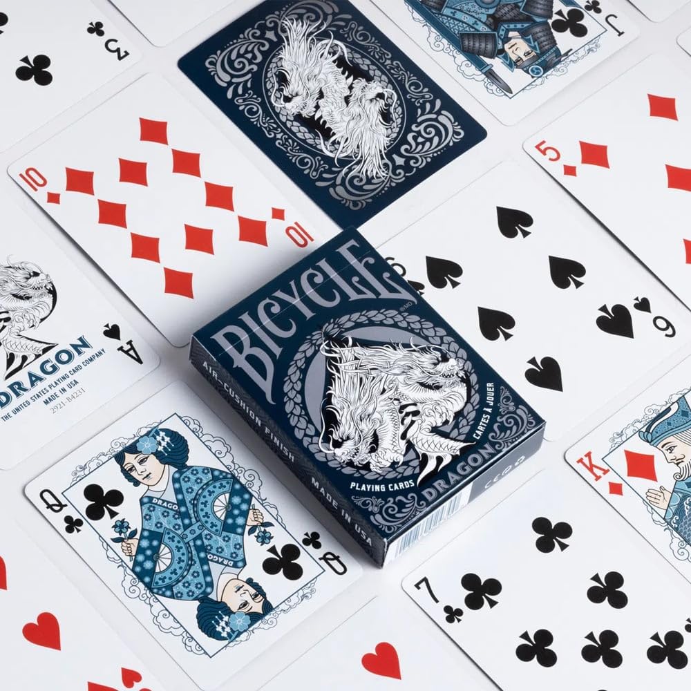 Bicycle Dragon Playing Cards,Blue
