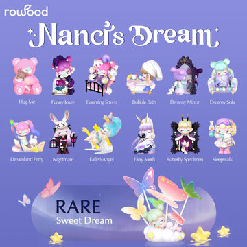 Rowood Blind Box,Random Action Figure-1Pc,Collectible Toy Kawaii Single Doll,Model Kits For Adults,Birthday Nanci'S Dream Series