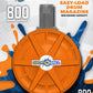 SPLATRBALL Orange 800 Round Drum Magazine