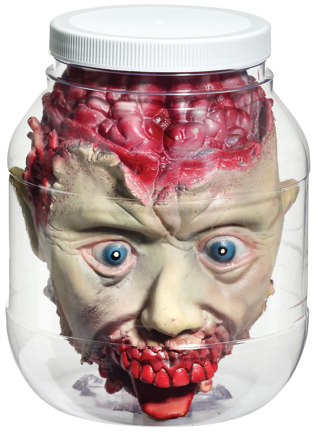 Forum Novelties Gory Severed Head in Laboratory Jar Decoration