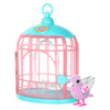 Little Live Pets - Lil Bird & Bird Cage: Polly Pearl, New Light Up Wings with 20 + Sounds, and Reacts to Touch