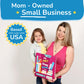Toyventive Board Books For Toddlers 1-3, Montessori Toys For 1 Year Old Boy Birthday Gift, Toddler Board Books For 1-2 Year Olds