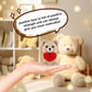 Positive Bear, Pocket Hug Bear With Love Heart Bear Crochet Doll Valentine Bear Emotional Support Animals Knitted Bear Toy For C