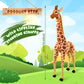 Zhanmai Giant Giraffe Plush Toy Large Giraffe Animal Toy Huge Standing Stuffed Giraffe Jumbo Lifelike Stuffed Doll For Girls Boy