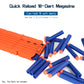 lififun 4 Pack 18-Dart Quick Reload Clip Magazine for Nerf N-Strike advanced Series (Orange)