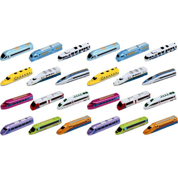 Powertrc Bullet Train Toys Set For Toddlers Kids Boys, Pull Back City Subway Train High Speed Modern Locomotives Toys Set Party