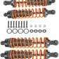 4Pcs Big Bore Front Rear Aluminum Shocks For 1/10 Typhon 4X4 Rc Truck,Granite,Senton Or Vorteks 3S 550 4X4,Gray