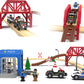 Wooden Train Set For Toddlers, 52Pcs Train Toy With Railway Track For Kids, Wooden Train Tracks Include Expansion Pack Compatible With Thomas, Brio, Chuggington
