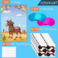 T-Antrix Pin The Tail On The Donkey Party Games For Kids With 21'' X 28'' Mexican Donkey Poster, Reusable Tails Party Supplies F