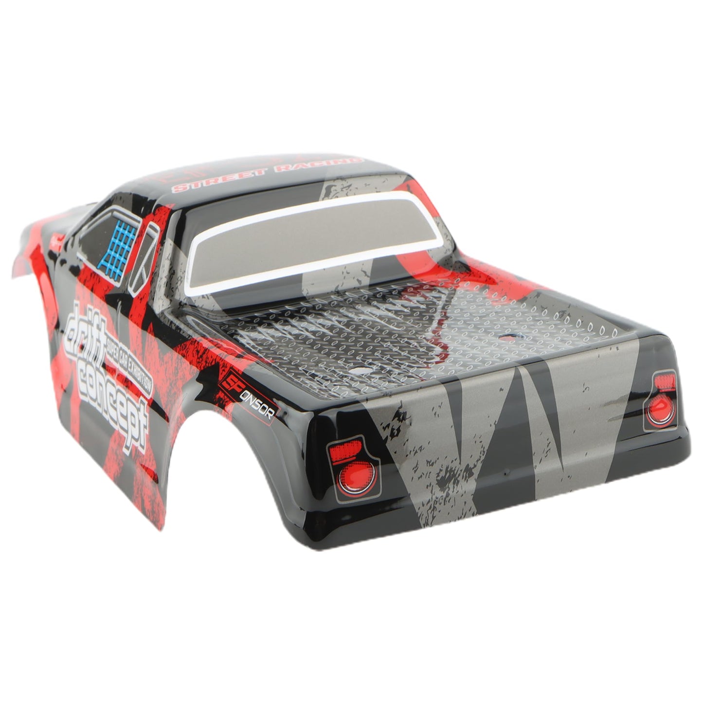 Gdool 9300E Rc Car Red Shell Body Cover Px9300-23 Accessories Spare Parts For 9300 9300E 1:18 Rc Monster Trucks Vehicle