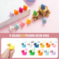 WEHOO 220 Pieces Mini Resin Duck Miniature Figures Micro Fairy Garden Landscape Aquarium Hide and Seek Prank Dollhouse Ornament