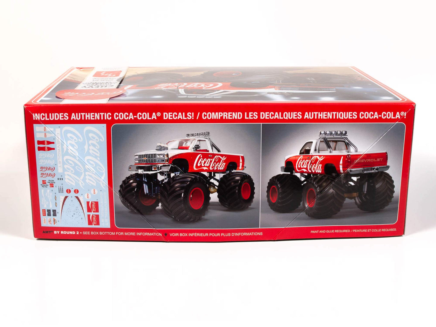 Amt Skill 2 Model Kit Chevrolet Silverado Monster Truck Coca-Cola 1/25 Scale Model