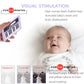 Unique Cute Silicone Newborn Baby Girl Shower Gifts Piano Teething Toy- Black and White High Contrast Visual Stimulation Develop