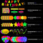 120 Pieces Neon Glow In The Dark Birthday Party Decorations Supplies Glow Party Neon Balloon Garland Kit Neon Glow Party Supplie
