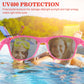 Tuparka 20 Pack Kids Sunglasses Bulk For Summer Pool Party Favors Birthday Parties Goody Bag Fillers, Pink