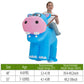 One Casa Blow Up Party Costume,Inflatable Costumes For Kids,Riding Hippo Costume,Halloween Costumes For Girls Boys (4-6Yrs)