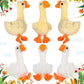 Civaner 6 Pieces Goose Stuffed Animal 6.3 Inch Plush Goose Stuffed Goose White Light Yellow Stuffed Animal Toy Soft Stuffed Doll Birthday Gift For Christmas Party Supplies