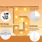 Imprsv 3Ft Light Up Numbers, Marquee Numbers For 15Th 50Th Birthday Decorations Anniversary Party Decor, Mosaic Numbers For Ball
