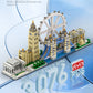 dOvOb Micro Mini Blocks Set - London Skyline Collection, 3076 Pieces, Multicolor, Plastic Model Kit for Kids and Adults