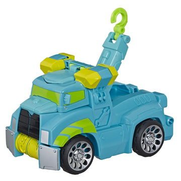 Transformers Playskool Heroes Rescue Bots Academy Hoist Converting Toy Robot, 6' Action Figure, Toys For Kids Ages 3 & Up, Brown/A