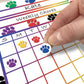 Teacher Created Resources Colorful Paw Prints Mini Stickers (4819)
