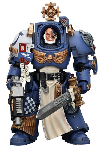 Joytoy Warhammer 40K 1/18 Action Figures, Ultramarines Captain In Terminator Armour Perfect For Collectors & Decor, Ideal Gift F