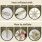 6 Pcs Cream Color Star Foil Balloons One-Piece 14-Pointed Star Balloons 4D Starburst Cone Mylar Balloons 22Inch Christmas Birthd