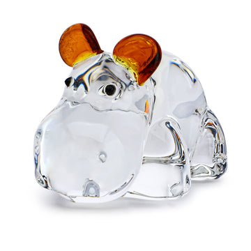 Hdcrystalgifts 2.5Inch Hippopotamus For Christmas Crystal Hippo Figurine Collectibles House Hippo Statues Glass Art Wildlife Paperweight Ornament Creative Decoration Gift For Animal Lover