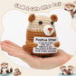 Builtfit Crochet Otter Positive Gifts - Handmade Emotional Uplifting Support Cheer Up Knitted Small Otter Pickle Potato For Wome
