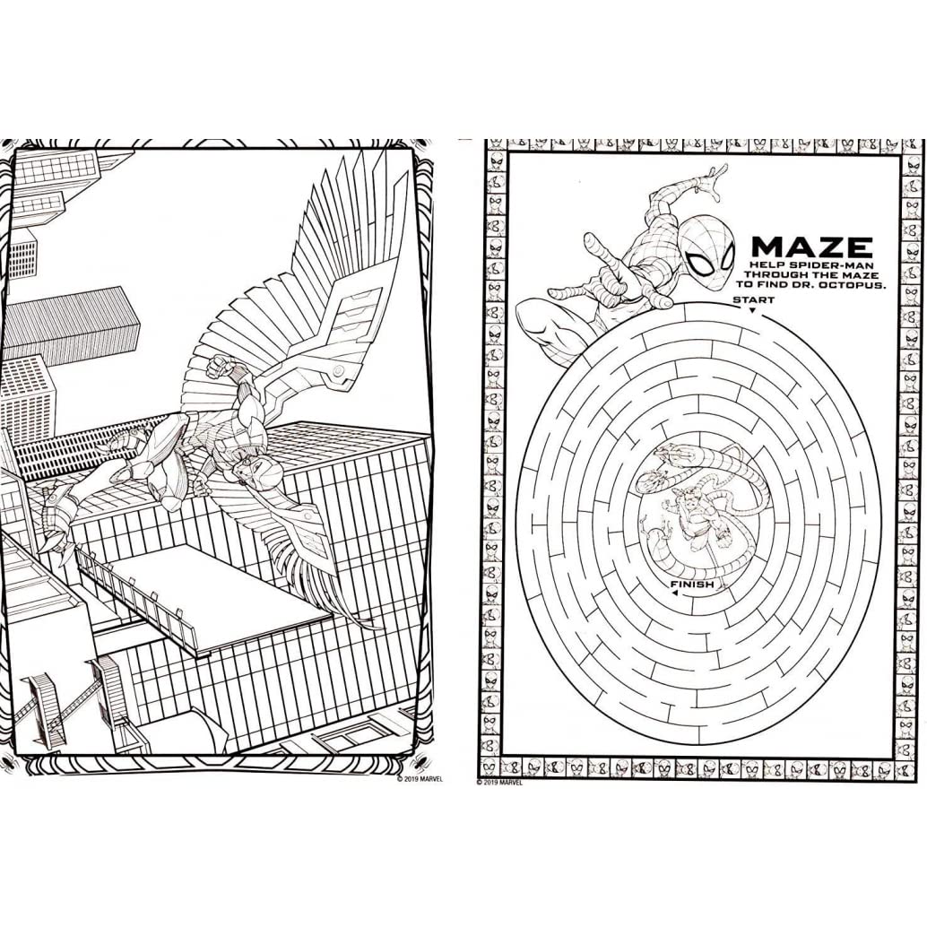 Marvel - Spider-Man - Gigantic Coloring & Activity Book - 200 Pages