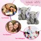 Skylety 4 Pcs Mini Elephant Stuffed Animals Small Cute Elephant Plush Toys Soft Tiny Forest Animals For Baby Shower Boy Girl Gen