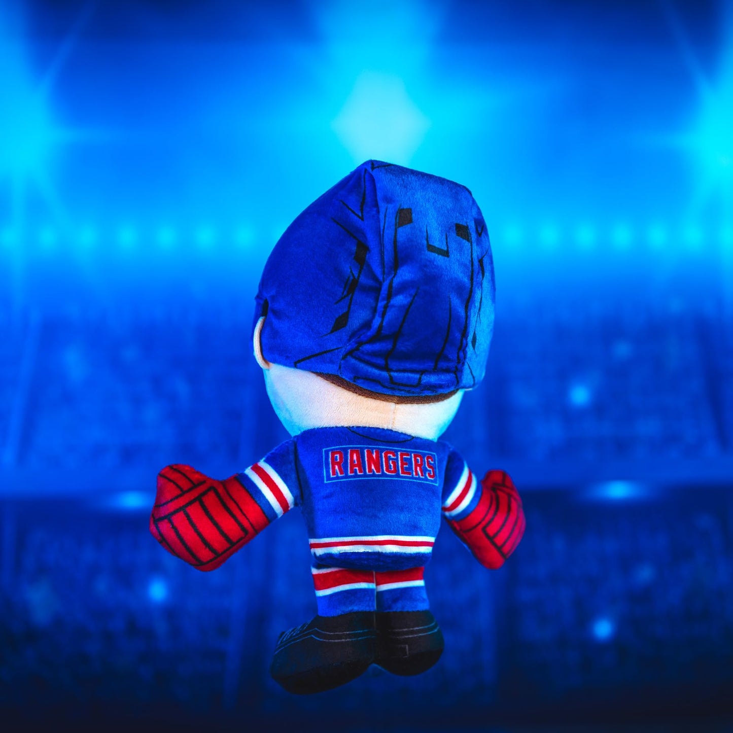 Bleacher Creatures New York Rangers 8 Player Nhl Kuricha Sitting Plush - Soft Chibi Inspired Plush